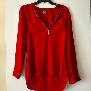 Beautiful Soho red blouse from New York and Company.